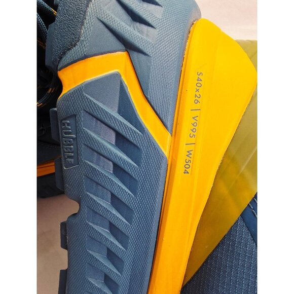 Hoka 14D Mens Tennine Hike GTX Blue Vibram Gortex Hi Lace Platform Sneakers NEW - Picture 14 of 16